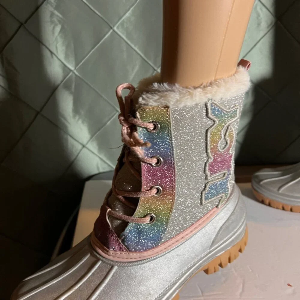 Juicy‎ Couture Girls Lil Quinto Drive Rain Boots Size 4 US *GS6